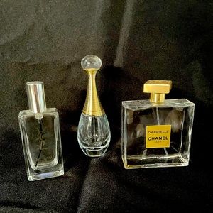 Empty perfume bottles